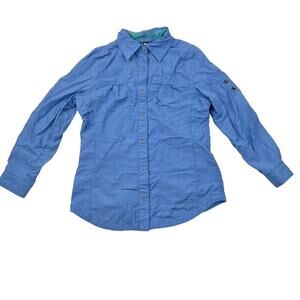 REI Blue Button Down Shirt
